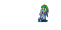 A small avatar of Lyn from Fire Emblem