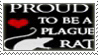 'Proud to be a plague rat'