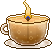 A teacup with a lit flame in it